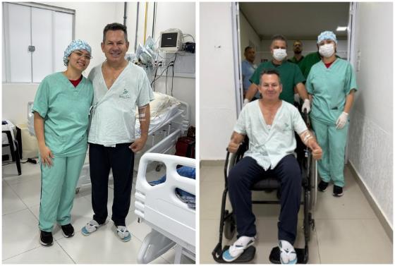 Mauro sofreu uma queda de aproximadamente três metros de altura e fraturou as costelas flutuante