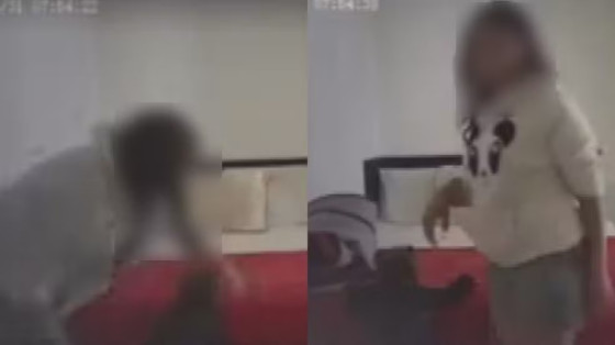 Pai flagra mãe agredindo criança de dois anos em Belo Horizonte