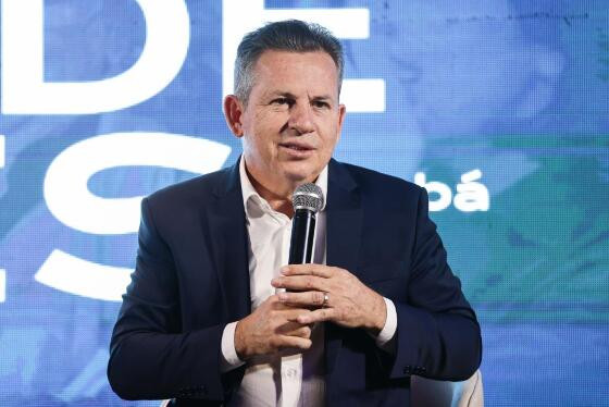 O governador Mauro Mendes