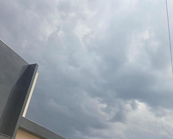 A chuva foi registrada no bairro São Mateus, em VG