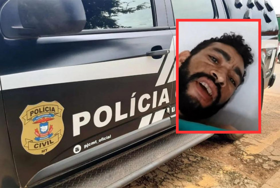 Edinei Serafim de Souza foi preso por matar a esposa Fabiana Sanches Cardoso, em Itiquira