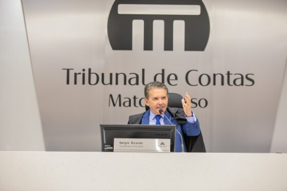 Presidente do TCE-MT, conselheiro Sérgio Ricardo. 