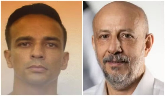 Rafael Dias Simões, conhecido como Jaguar, suspeito de participar no assassinato do ex-delegado Ruy Ferraz