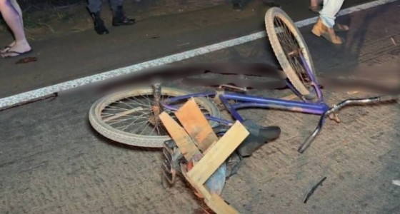 Conforme a Polícia Civil, a vítima foi encontrada caída ao lado da bicicleta, sem vida, às 18h30