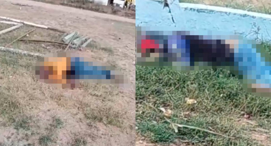 Após cometerem o crime, os assassinos fugiram.