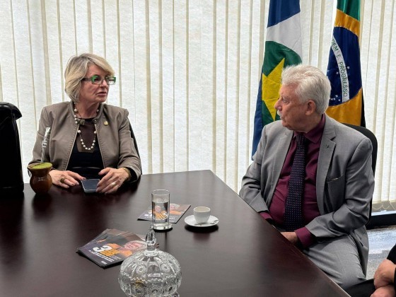 Senadora abre mão do cargo no início do próximo mês.