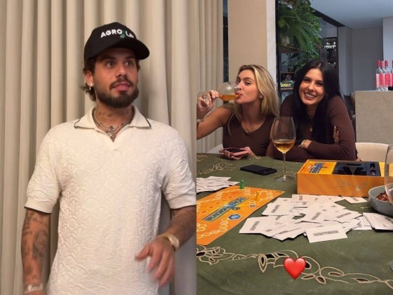 Zé Felipe e Ana Castela aparecem juntos em noite de jogos na casa da cantora