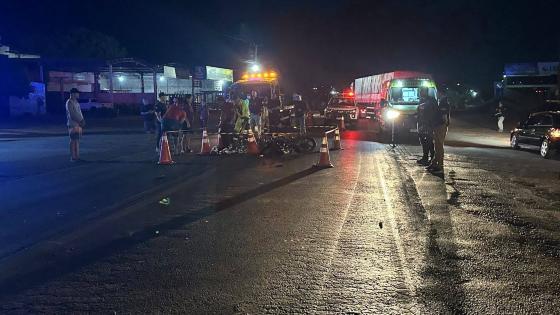 As equipes de resgate da Nova Rota foram acionadas e constataram a morte do motociclista.
