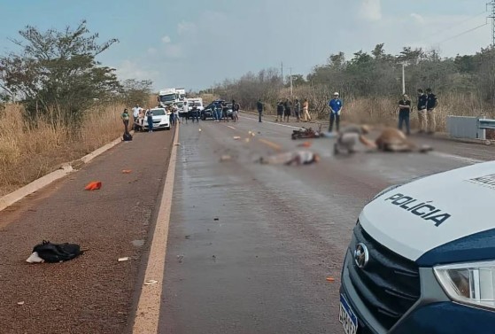  O motorista do veículo pesado fugiu após o fato