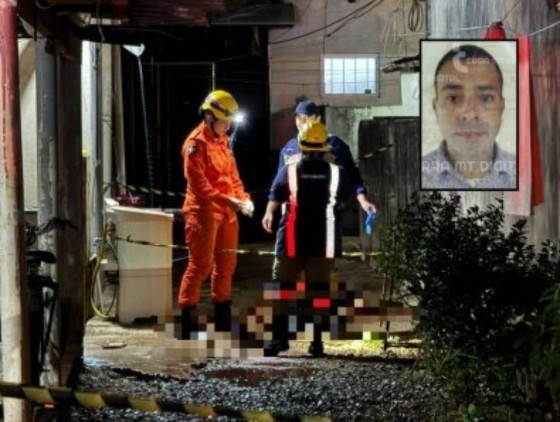 A vítima tinha ferimentos provocados por arma branca, que foi encontrada ao lado do corpo
