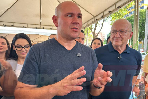 O prefeito de Cuiabá Abilio Brunini (PL)