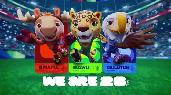 Mascotes da Copa do Mundo de 2026 