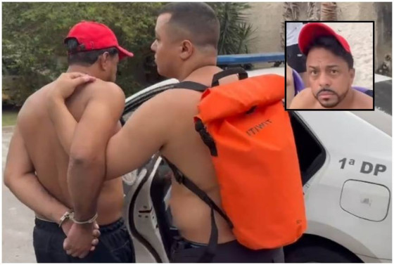 Líder de facção foi preso no RJ.