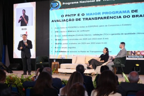 O ouvidor-geral do TCE-MT, conselheiro Antonio Joaquim, abordou a participação popular na governança pública. 
