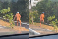 Homem é flagrado nu na Fernando Corrêa