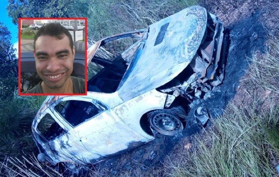 Jonas de Almeida Silva, 26 anos, foi assassinado e teve o corpo carbonizado