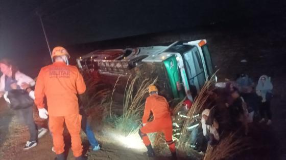 Acidente ocorreu na noite dessa quinta-feira (08) 