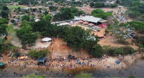A eleitora Karine Ferreira da Silva foi a última a realizar o cadastramento biométrico. Ela havia passado um período fora de Araguainha.