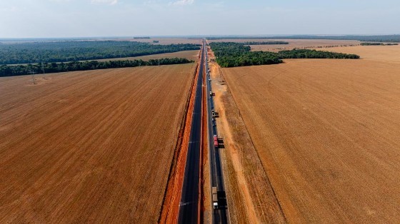 Obra foi destravada após o Governo de Mato Grosso assumir a concessão da rodovia.