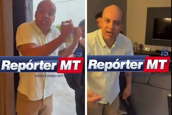 Gustavo Henrique e a esposa Aline Franciele filmaram e divulgaram agentes federais durante cumprimento de mandado