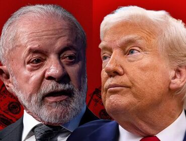 Trump voltou a subir o tom contra Lula e disse não se importar com o presidente brasileiro.
