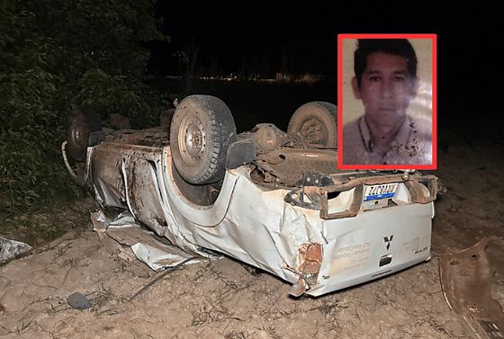 João conduzia uma L 200 Triton, quando perdeu o controle da direção do veículo em uma curva, saiu da via e capotou