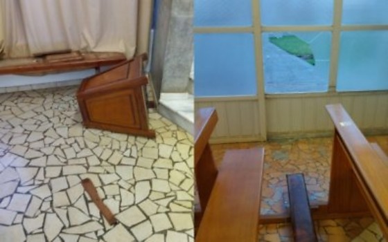 Ele foi conduzido à delegacia, onde após ser interrogado, foi autuado em flagrante pelo crime de furto qualificado