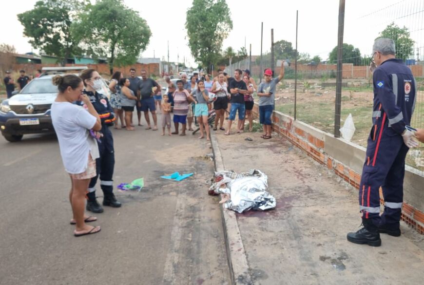 Criança morre ao ser atingida por linha com cerol em Várzea Grande