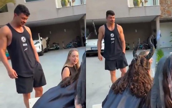 Tata Estaniecki e Júlio Cocielo são vistos juntos após fim do casamento