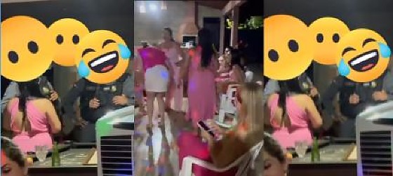 A situação inusitada foi registrada em vídeo e se espalhou pelas redes sociais