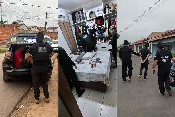 Foram cumpridos 25 mandados de prisão preventiva e 20 mandados de busca e apreensão domiciliar.