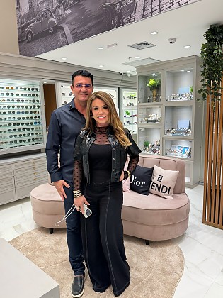 Marlene e Eduardo Carvalho são os proprietários da Paris Vision