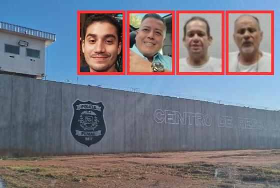 Na foto, os presos: Nauder, Pauly, Paulo Renato e Fábio.