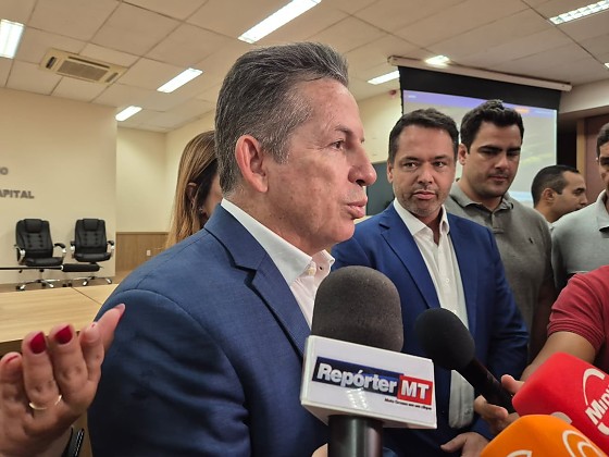 Mauro Mendes estuda novo transporte para Cuiabá como alternativa ao BRT