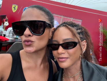 Bella Campos exibe foto de encontro com Taís Araujo