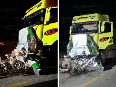 Engavetamento na BR-163 esmaga Fiorino e mata motorista 