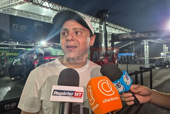 Ex-piloto de Fórmula 1, Felipe Massa é uma das estrelas que vão correr em Cuiabá.