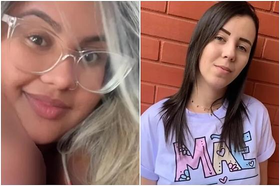 Gabrielle Cristine Pinheiro do Rosário (à esq.) foi a responsável por orquestrar e encomendar o assassinato de Laís de Oliveira Gomes Pereira (à dir.).