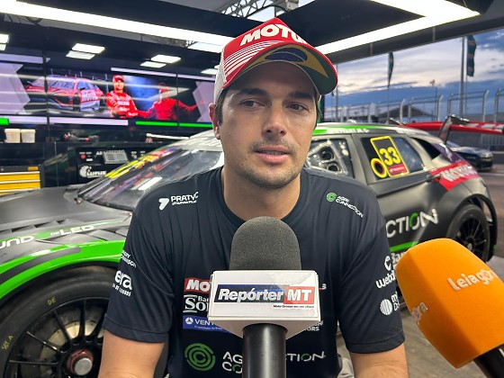 O piloto Nelsinho Piquet