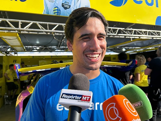 O piloto Gianluca Di Mauro, atualmente em 2º lugar na classificação