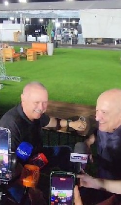 O ex-governador Blairo Maggi e o vice-governador Otaviano Pivetta