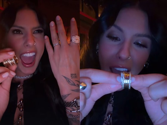 Ana ainda se divertiu: “Se for assim eu nem quero. Olha o tamanhãozinho da minha. Que isso? É vergonha de me mostrar?”