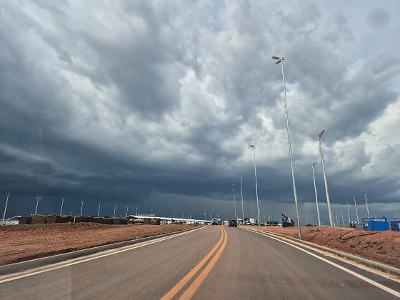 O alerta inclui risco de queda de granizo
