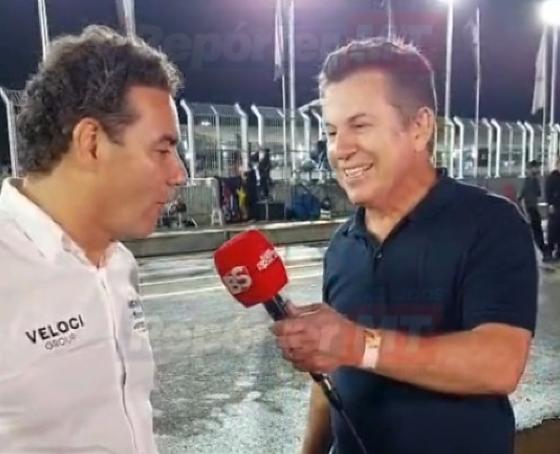 O governador Mauro Mendes entrevistou CEO da Stock Car, controlador do Grupo Veloci e dono da Vicar, Lincoln Oliveira