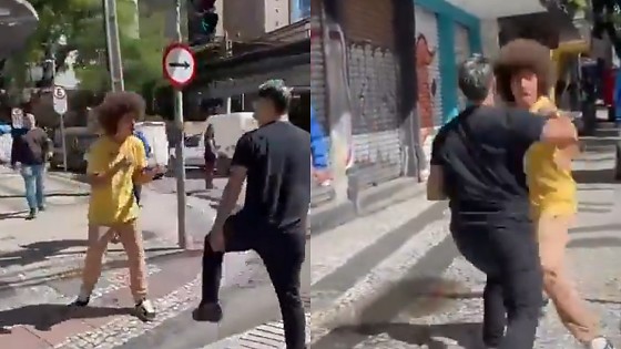 Deputado Renato Freitas aparece em vídeo trocando socos na rua de Curitiba.