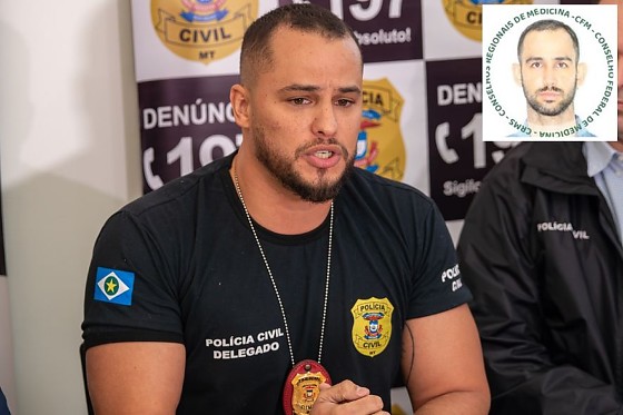 O delegado Pablo Carneiro, que deu voz de prisão ao médico residente