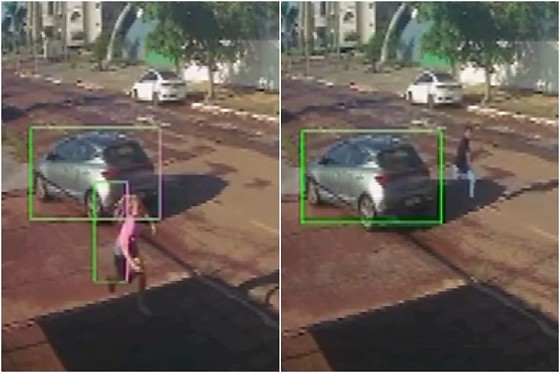 Criminoso fugiu para uma área de mata e segue foragido.