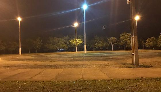No horário do ocorrido, o parque, que está interditado e sem iluminação, estava escuro e praticamente sem circulação de pessoas