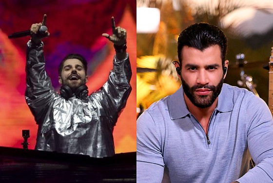 O DJ Alok (à esquerda) e Gusttavo Lima (à direita)