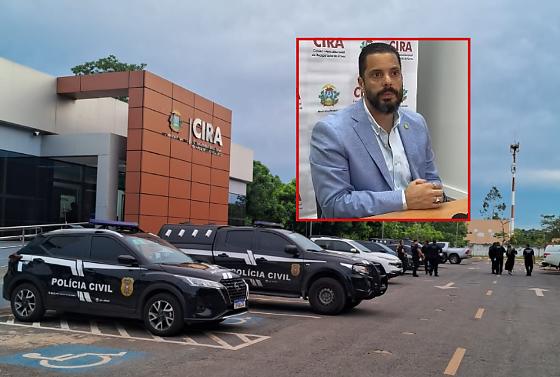 O delegado titular da Delegacia Fazendária, Walter de Melo Fonseca Júnior